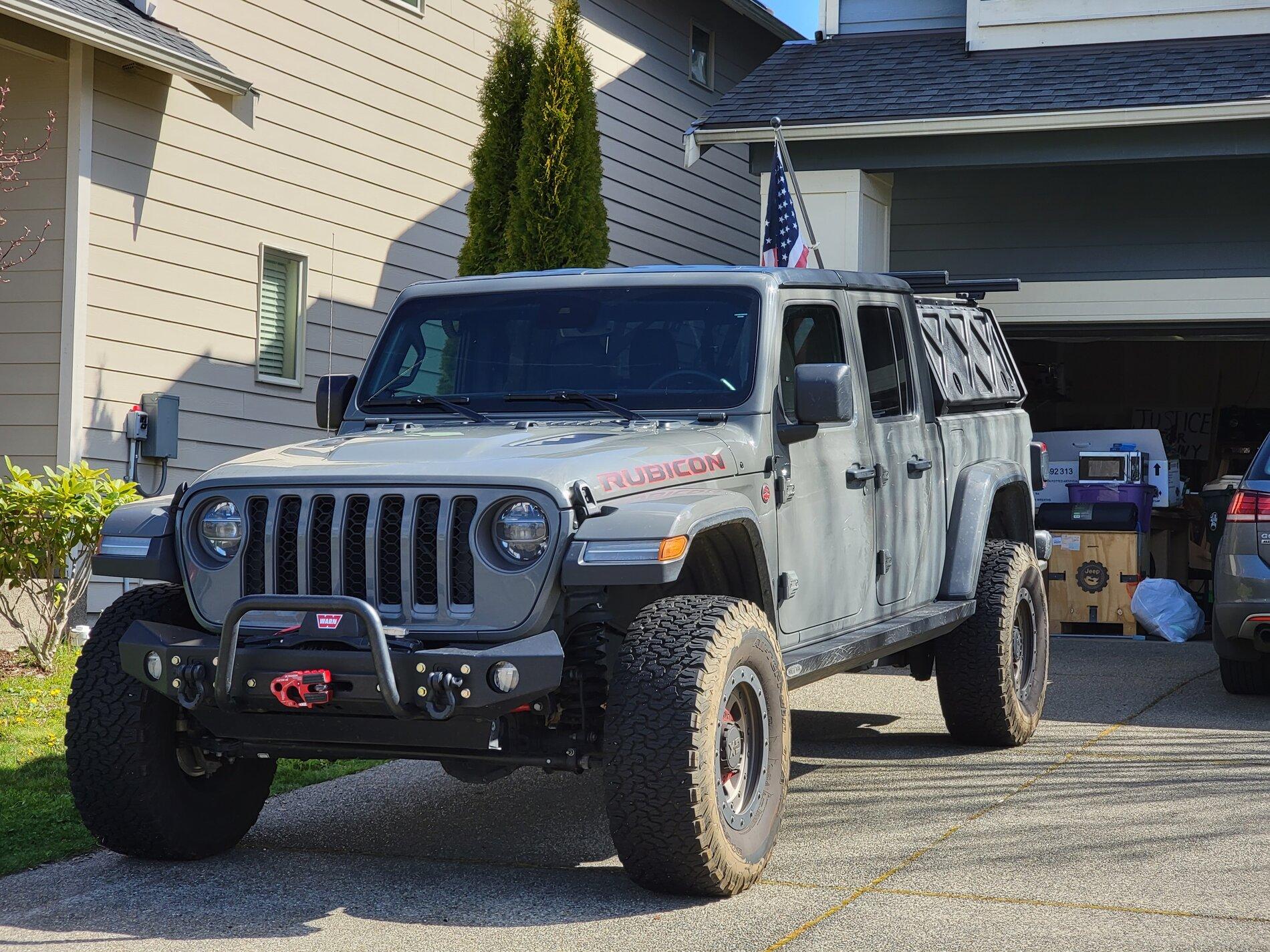 Jeep Gladiator Struggling to find the perfect bumper 20210410_113657