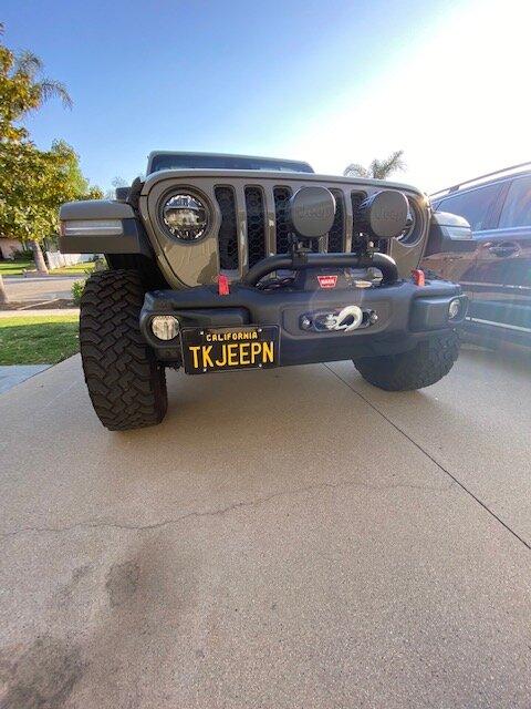 Jeep Gladiator Let's See Your Personalized Plates TKJEEPIN