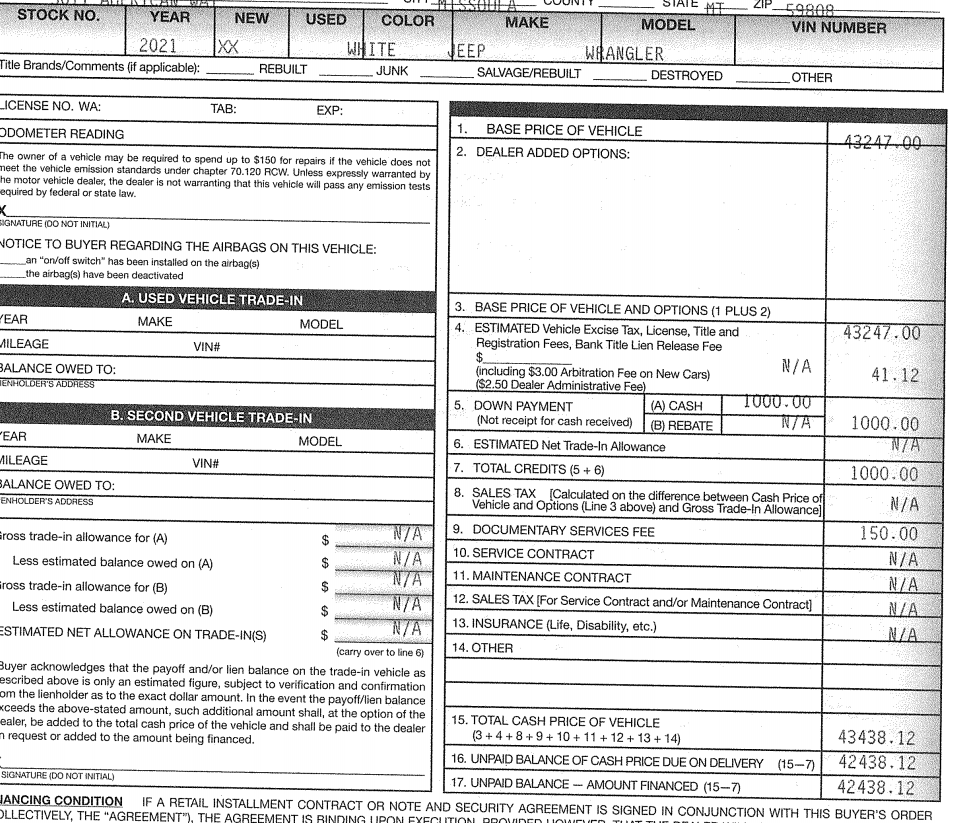 Jeep Gladiator FYI: Tread Lightly Discount Signup Summary (FCA Program) 1619205281967
