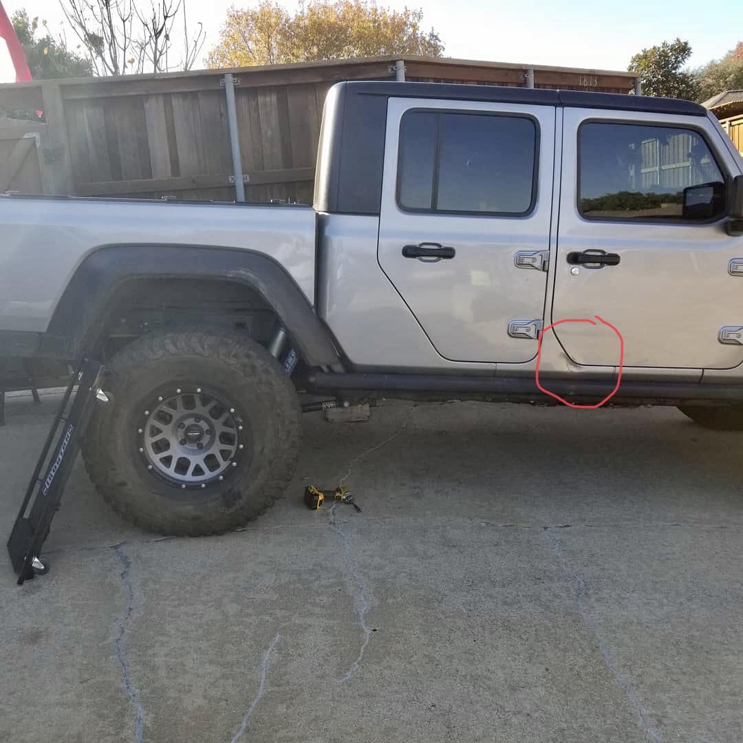 Jeep Gladiator Gladiator bent frame offroading with trailer? Why do you think this happened? 7DB27993-D5BA-49A1-98C2-4F7A95B4D8AE