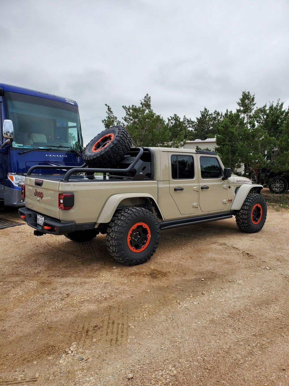 Jeep Gladiator Mark's Gobi Mojave Build Featuring Custom Spare Tire Mount Baja Style 20210416_185208