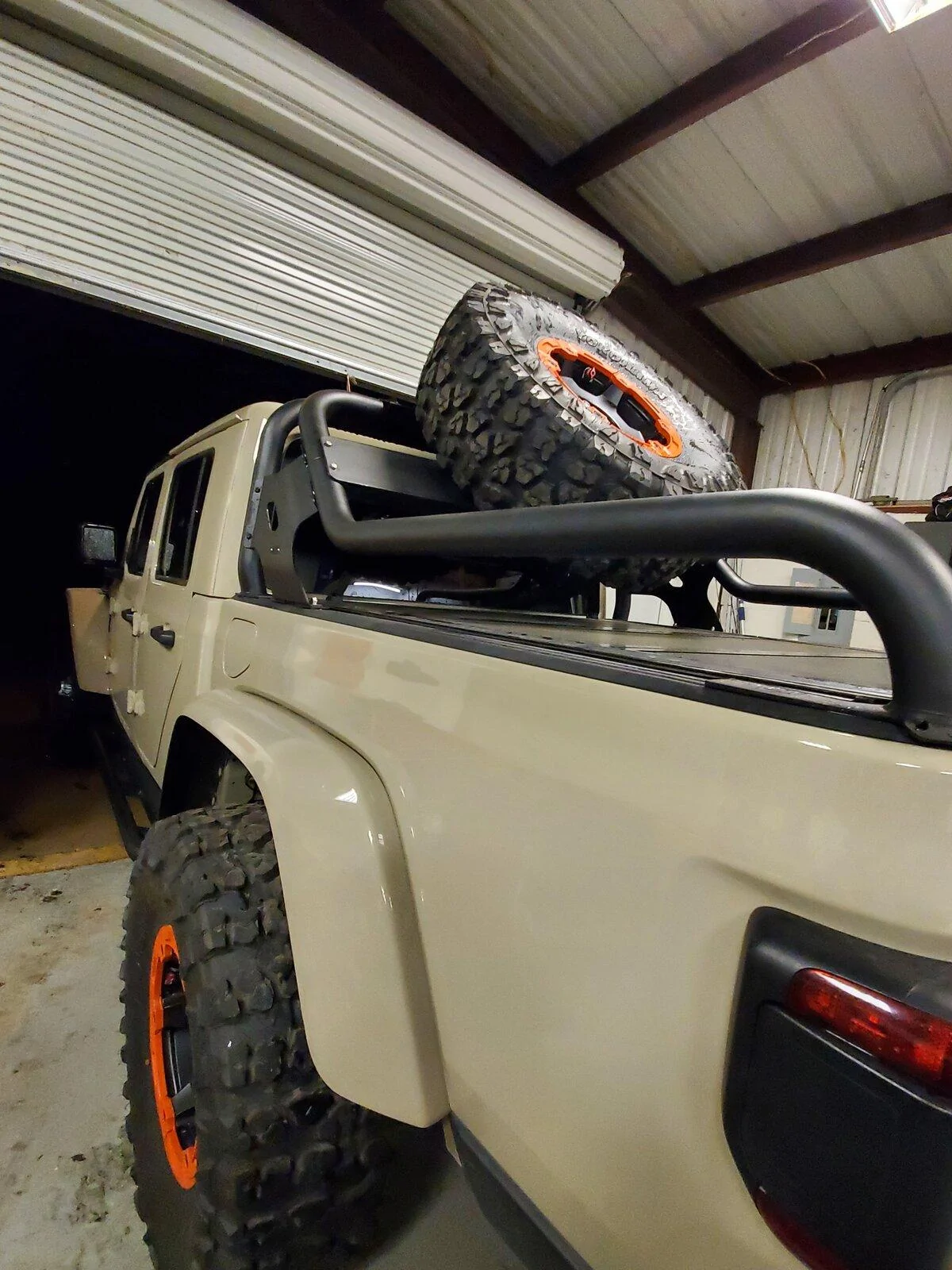 Jeep Gladiator Mark's Gobi Mojave Build Featuring Custom Spare Tire Mount Baja Style 20210416_012101