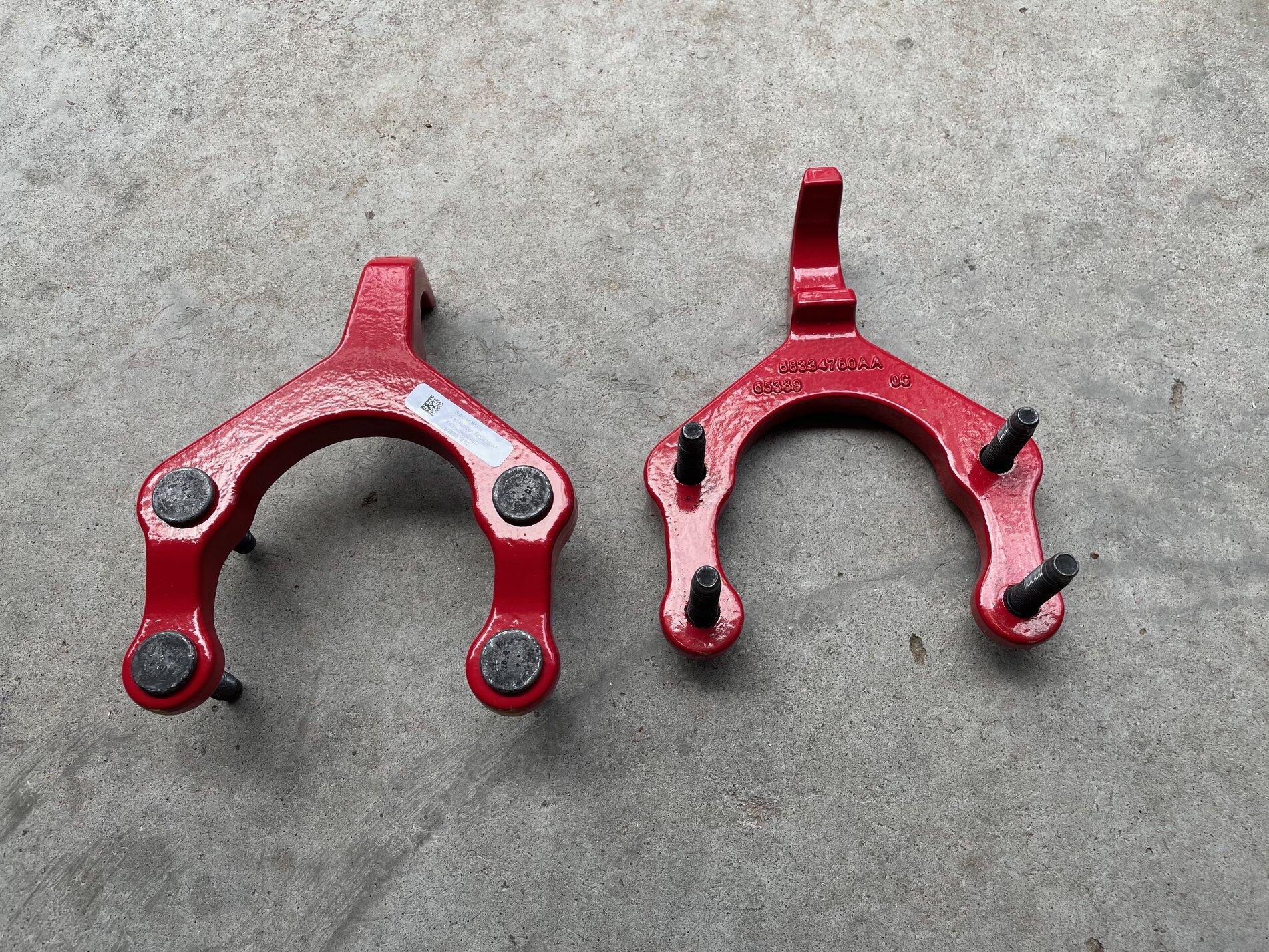 Jeep Gladiator Rubicon Red Tow Hooks, South GA (Statesboro) tow hooks