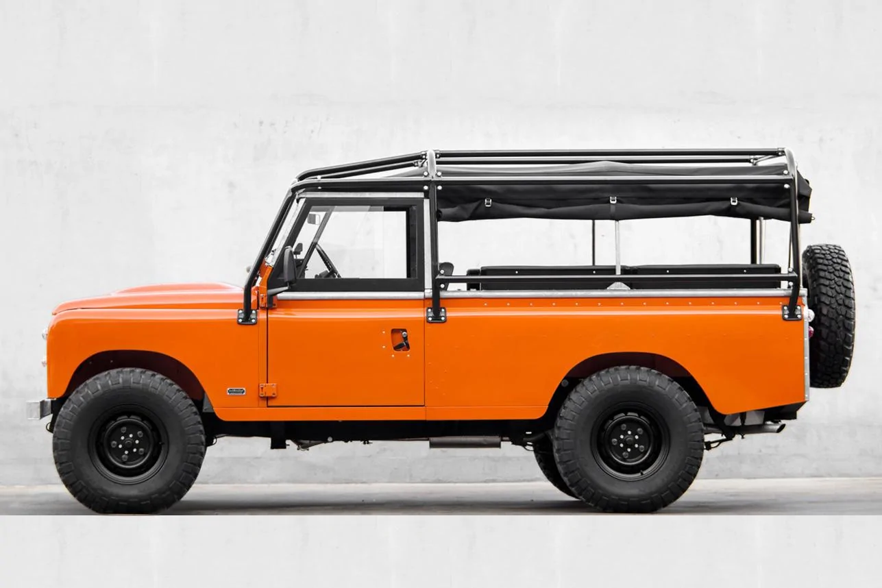 Jeep Gladiator Tops! Canopy / covers / toppers / racks possibilities for Gladiator - Show me! 1983-Land-Rover-Series-3-Tangerine-By-Cool-And-Vintage-0-Hero