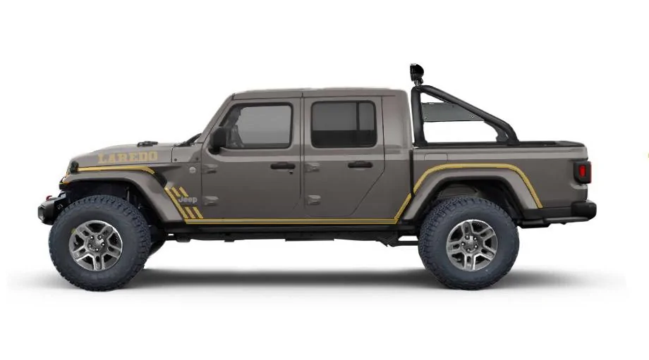 Jeep Gladiator BRIGHT WHITE Gladiator JT Club GladiatorRetroCharcoal_Laredo