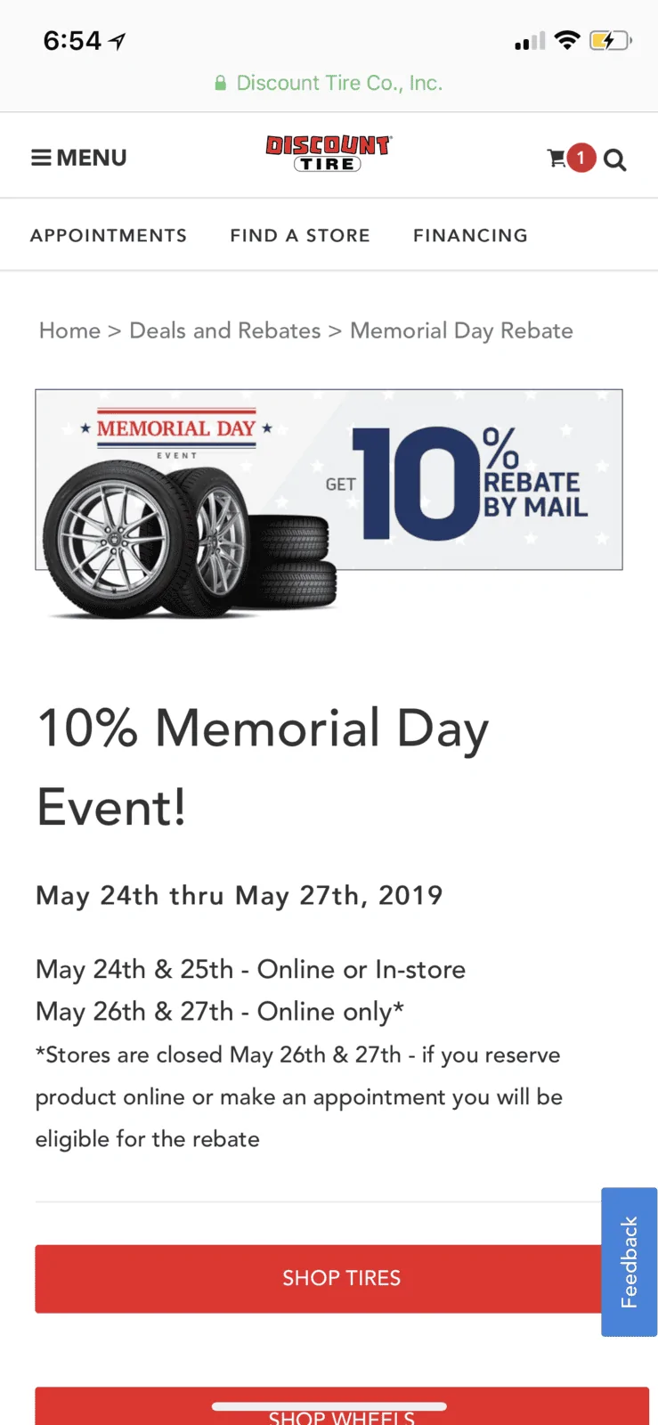 Jeep Gladiator Any Tire companies offering Memorial Day sales 90DC21EE-25A0-44A6-80D3-24F8C2EA0377