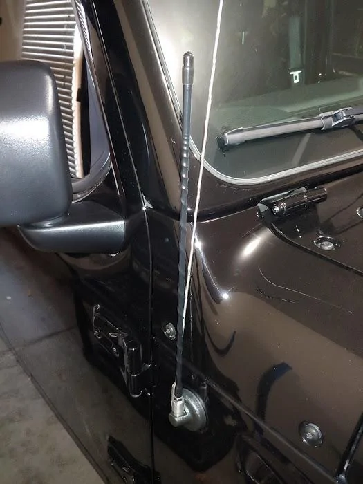 Jeep Gladiator A tale of two Gladiators to get one 80th Anniversary model Quadratec short antenna close-u