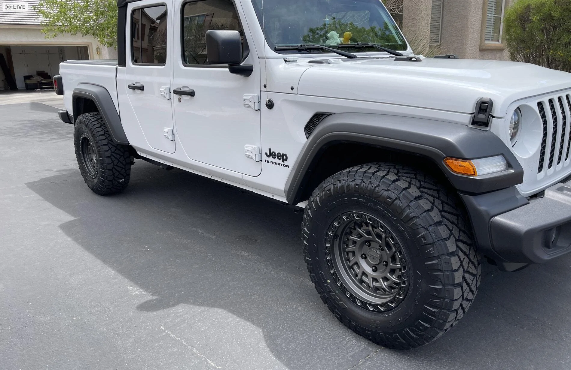 Jeep Gladiator Finally upgraded my rims and tires black rhino shredders with Nittos Ridge Grapplers 1619319611733