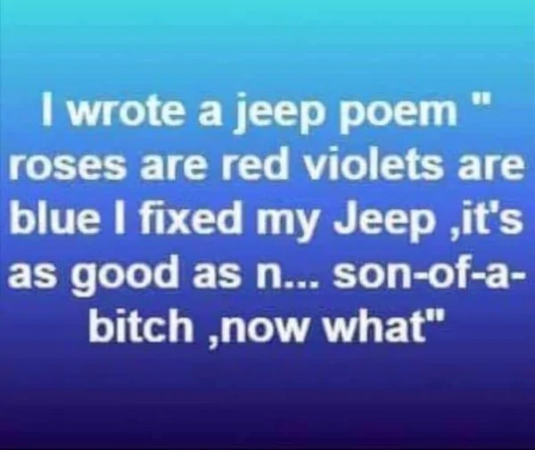 Jeep Gladiator Jeep Humor 176756656_2433457043466754_9050153113652440372_n