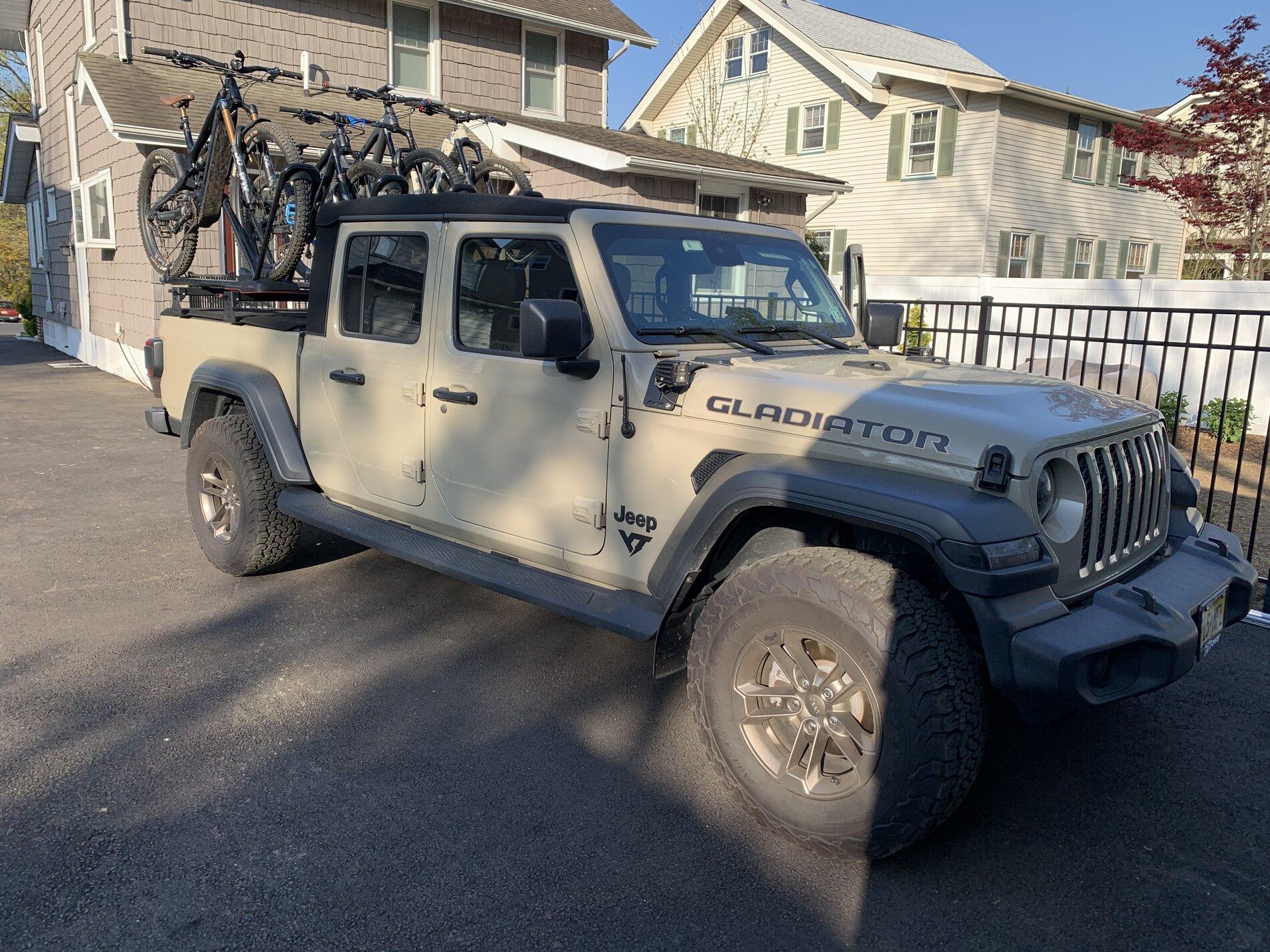 Jeep Gladiator Mountain Bikes - How are you guys carrying them?? 8847E7F6-F64E-4E85-ABB8-ED88DC2FC328