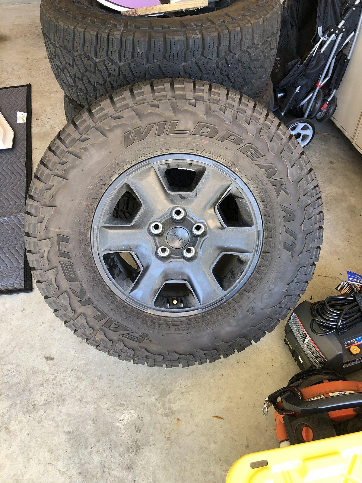 Jeep Gladiator Mojave Wheels and Tires $800 image