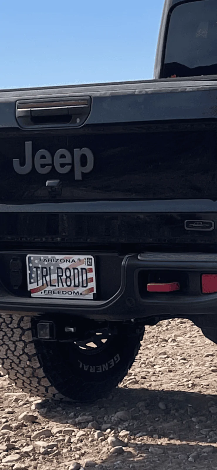 Jeep Gladiator Let's See Your Personalized Plates 9E3C2815-D5C5-49A6-AA1F-2048CC20AE6D