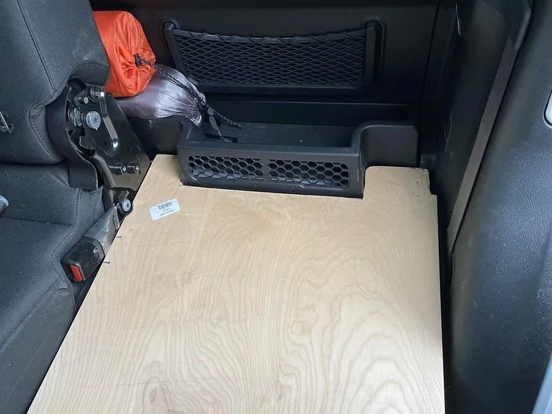 Jeep Gladiator So I built a rear seat delete platform for less than $100! 51139662192_3f46e36c11_c