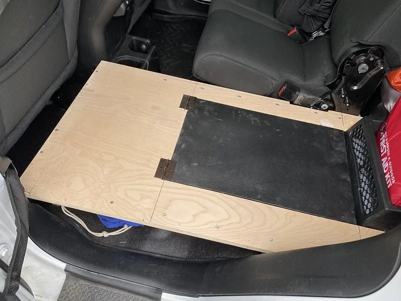 Jeep Gladiator So I built a rear seat delete platform for less than $100! 51141438895_fa767120d9_c