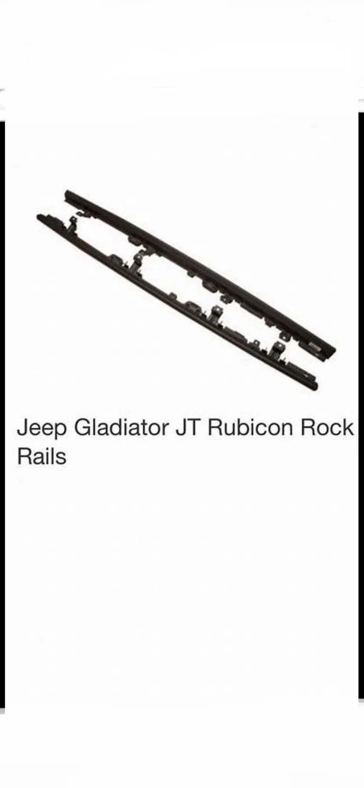 Jeep Gladiator OEM ROCK RAILS 9C64C3F6-31FD-434C-AFAD-293E436D5E0D