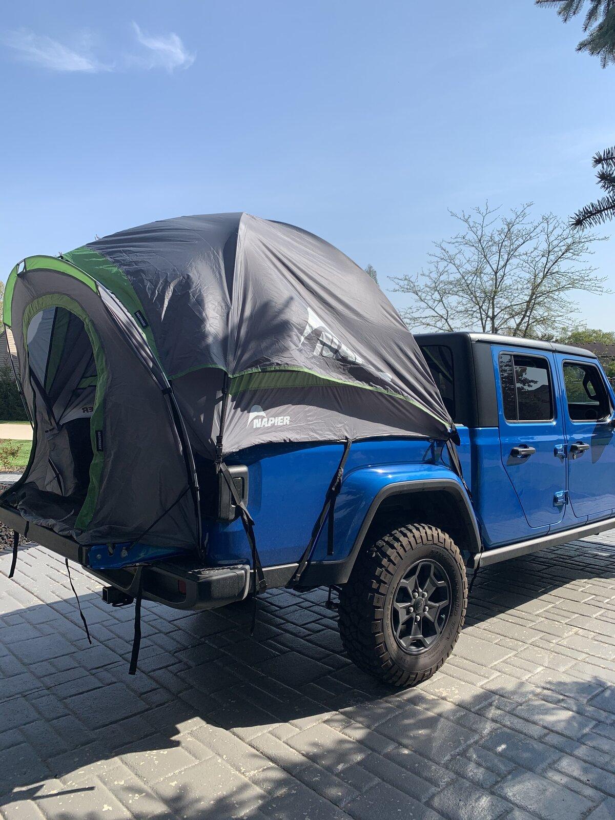 Jeep Gladiator SLEEPING in a JT 066D3D64-D440-402E-A073-D151D297670D