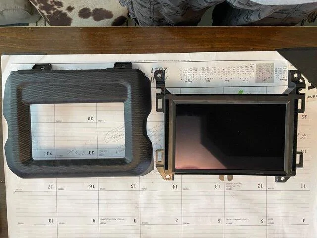 Jeep Gladiator 7 inch touchscreen uConnect stereo (CarPlay)- with bezel $425. IMG_3772