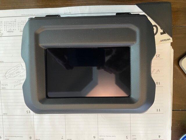 Jeep Gladiator 7 inch touchscreen uConnect stereo (CarPlay)- with bezel $425. IMG_3776
