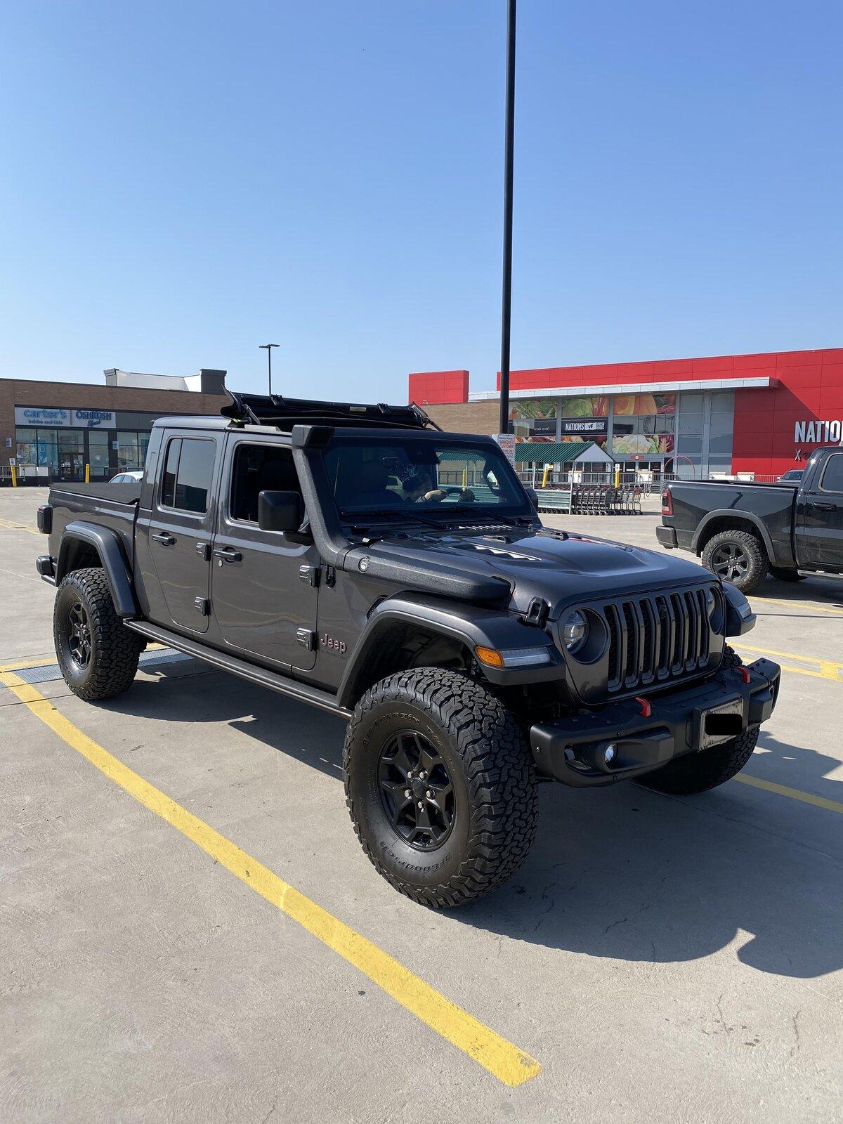 Jeep Gladiator Snorkel removal MoparSnorkelRedRaptorJT