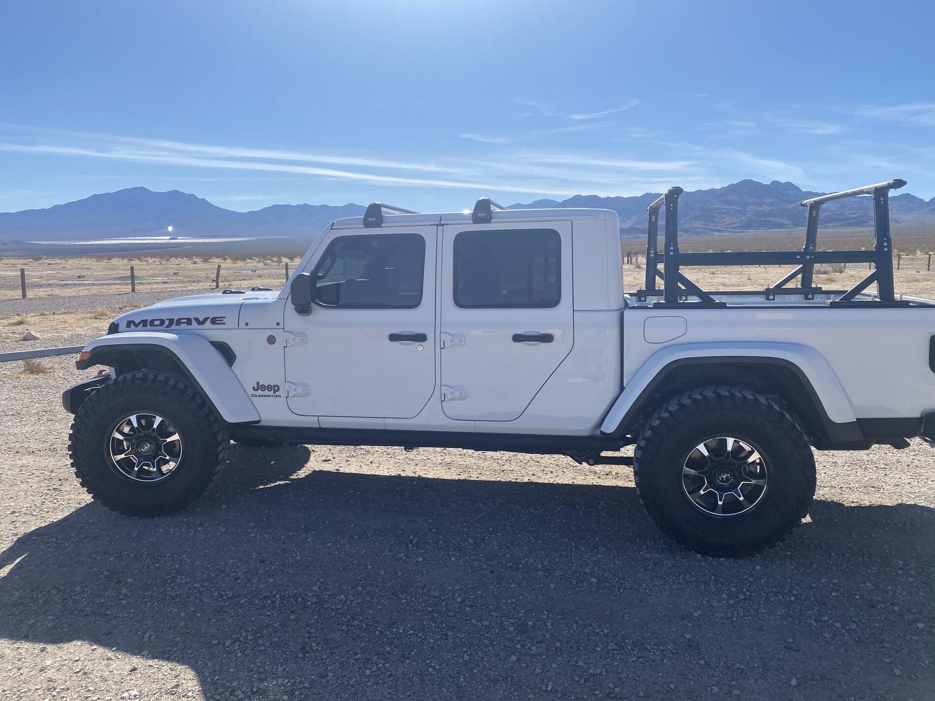 Jeep Gladiator 37’s on stock Mojave, no lift. C410453F-5044-490D-B5C3-30D10CB628CD