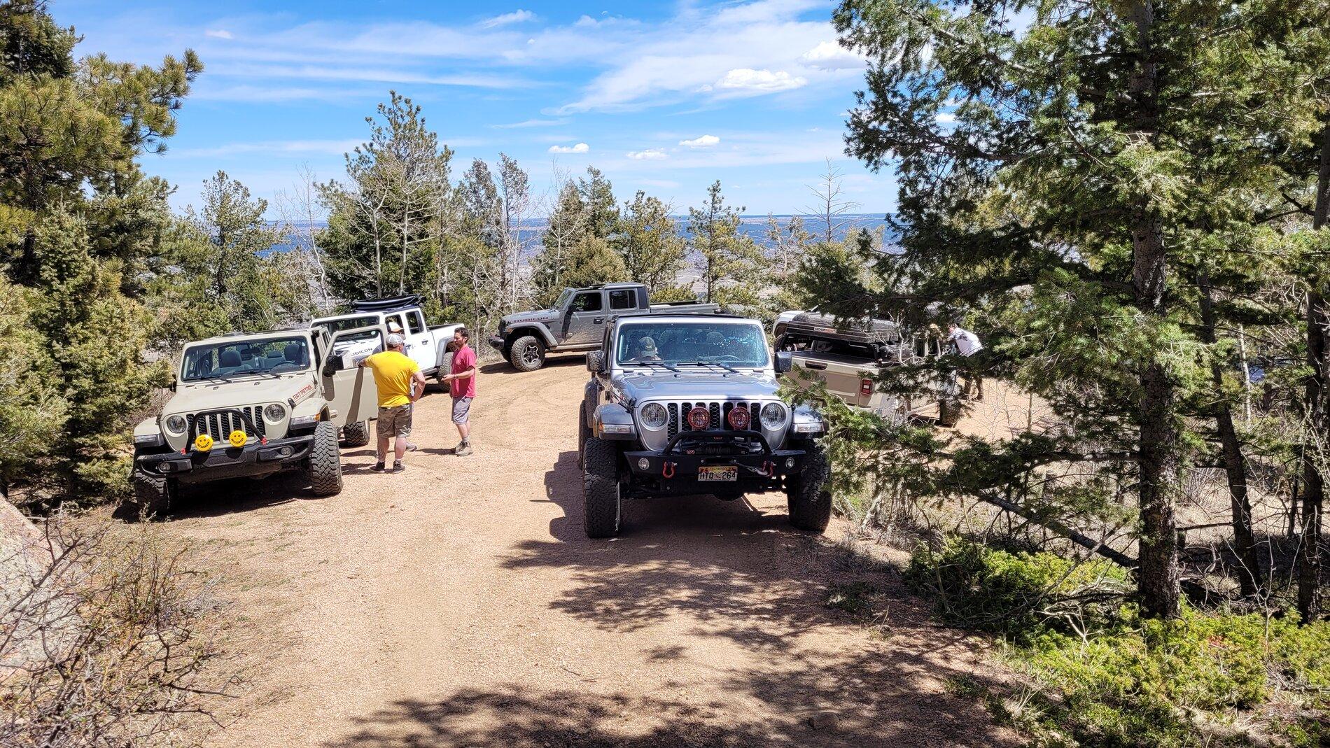 Jeep Gladiator MAY 1.  Schubarth Loop COLORADO SPRINGS/WOODLAND PARK 20210501_125758