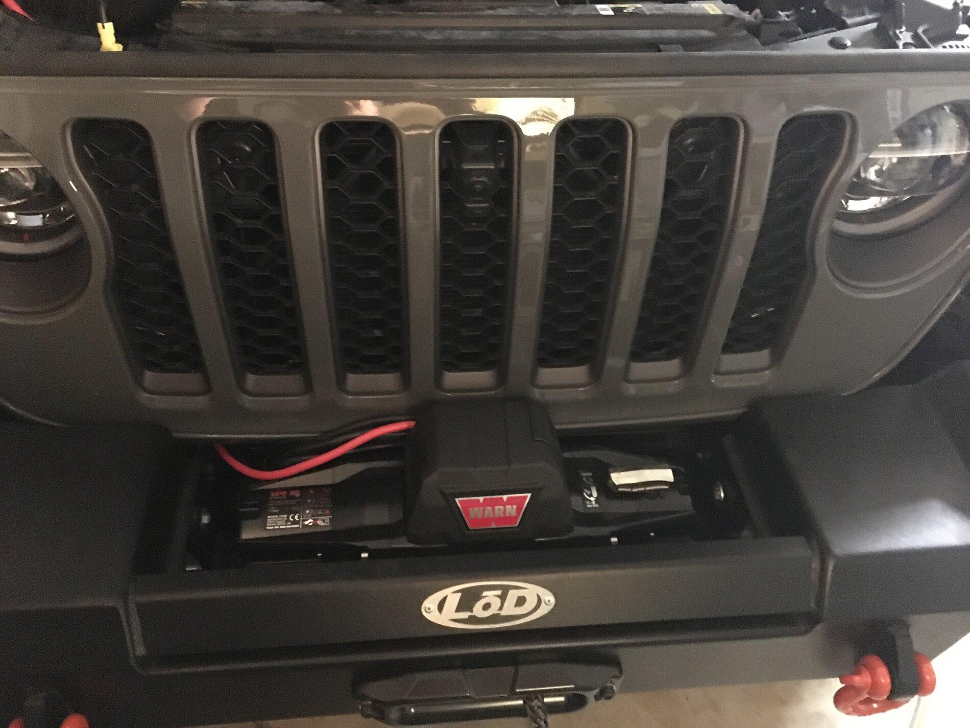 Jeep Gladiator Looking for suggestion on my winch install F9849BFC-94AB-4B8D-9DFB-4037566B18AD