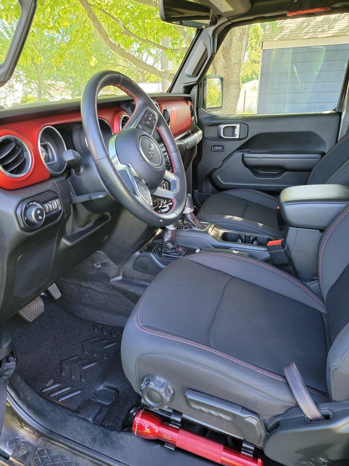 Jeep Gladiator Very excited about Armorlite full interior, maybe my favorite mod yet. 20210501_164833