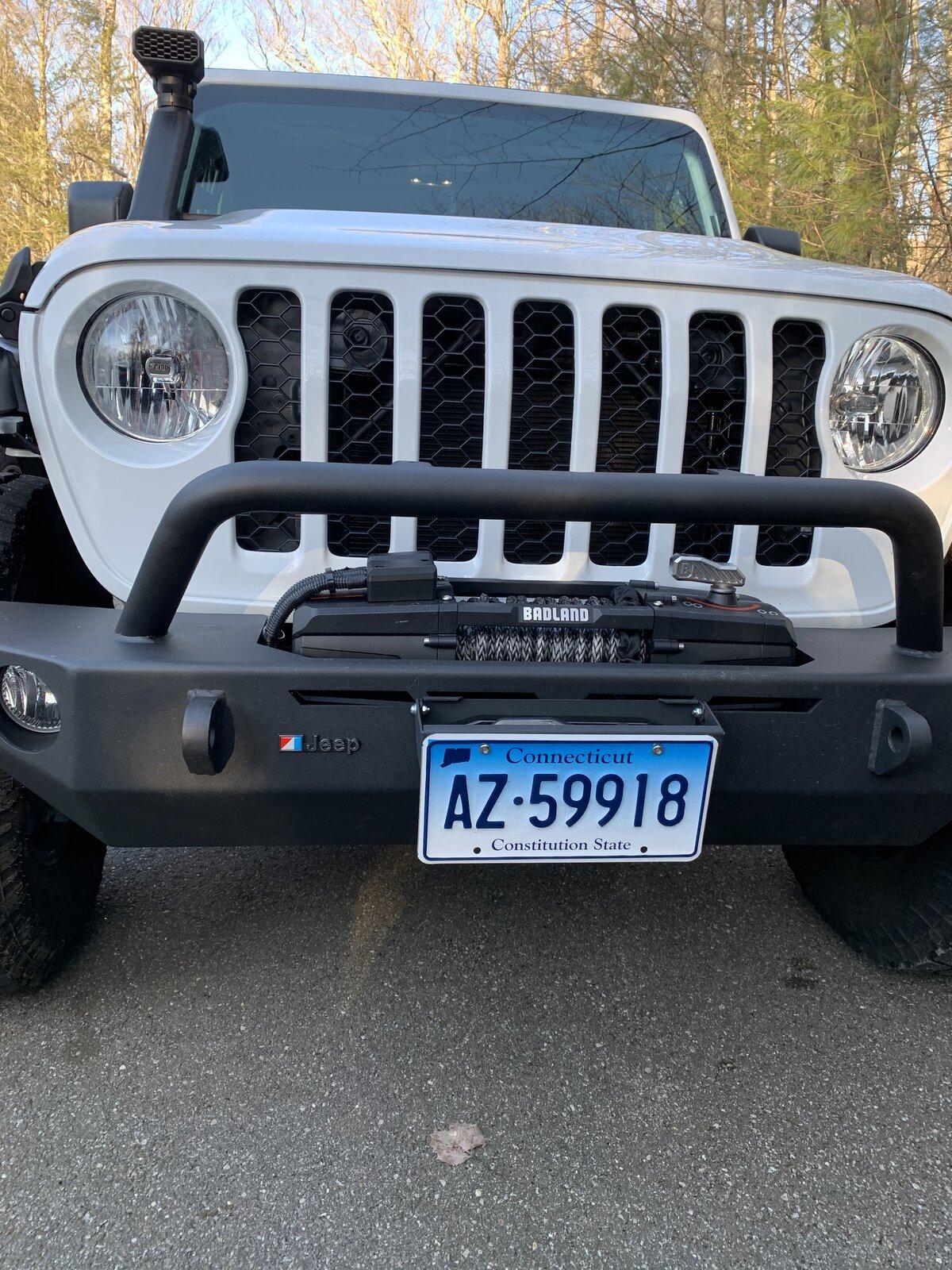 Jeep Gladiator Looking for suggestion on my winch install 6C2E63DB-FC50-4E19-A011-3FB1D4FF238E