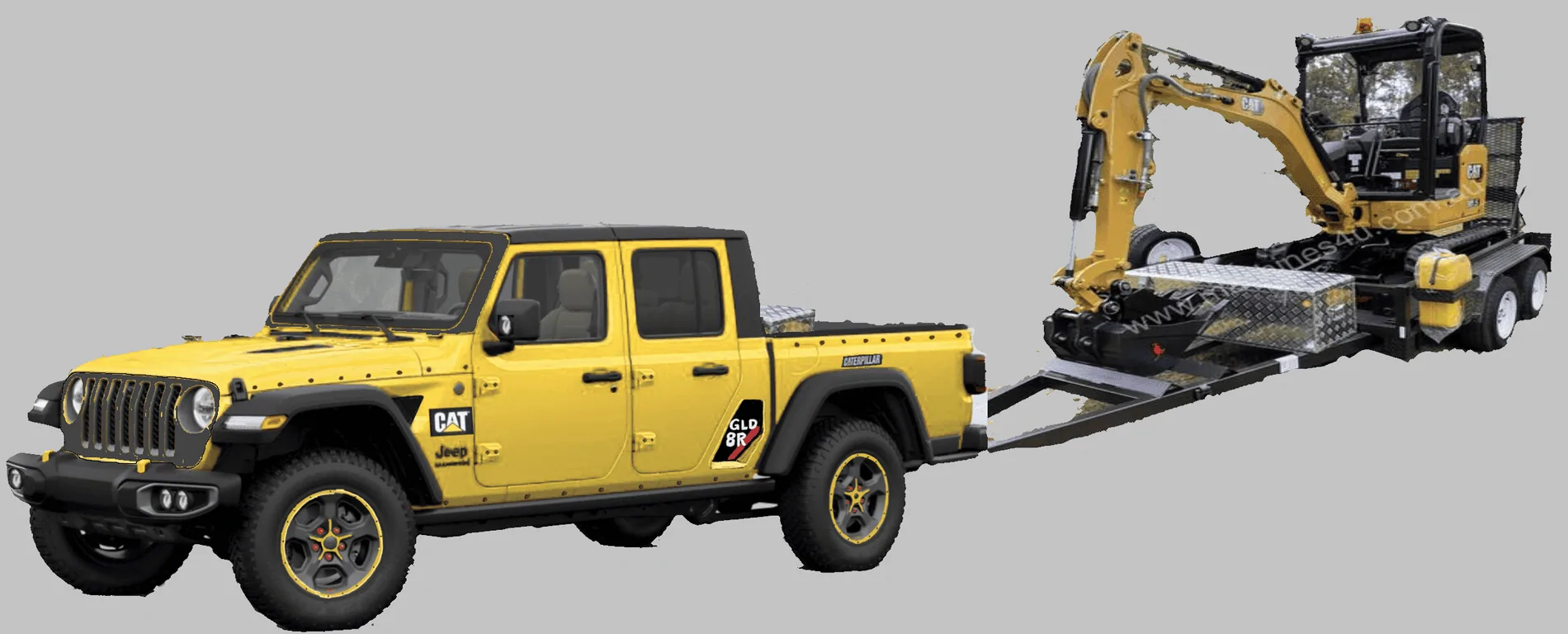 Jeep Gladiator CAT themed JT 2BF75E67-08BC-4360-98EA-EA3C9DD81BB2