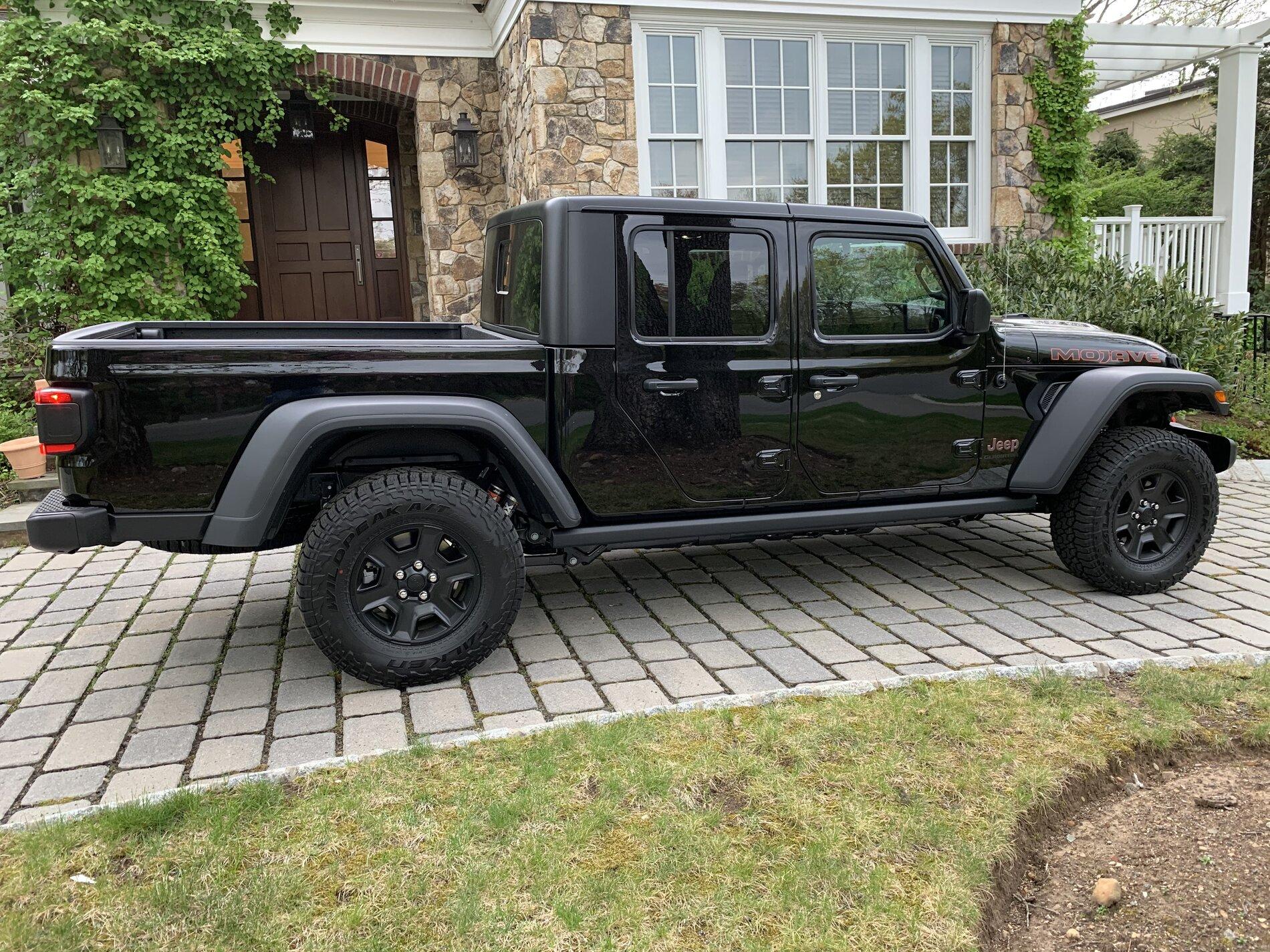 Jeep Gladiator Mojave Take Off Wheels-Falken WildPeak A/T3W-TPMS Sensors with just delivery miles IMG_0651