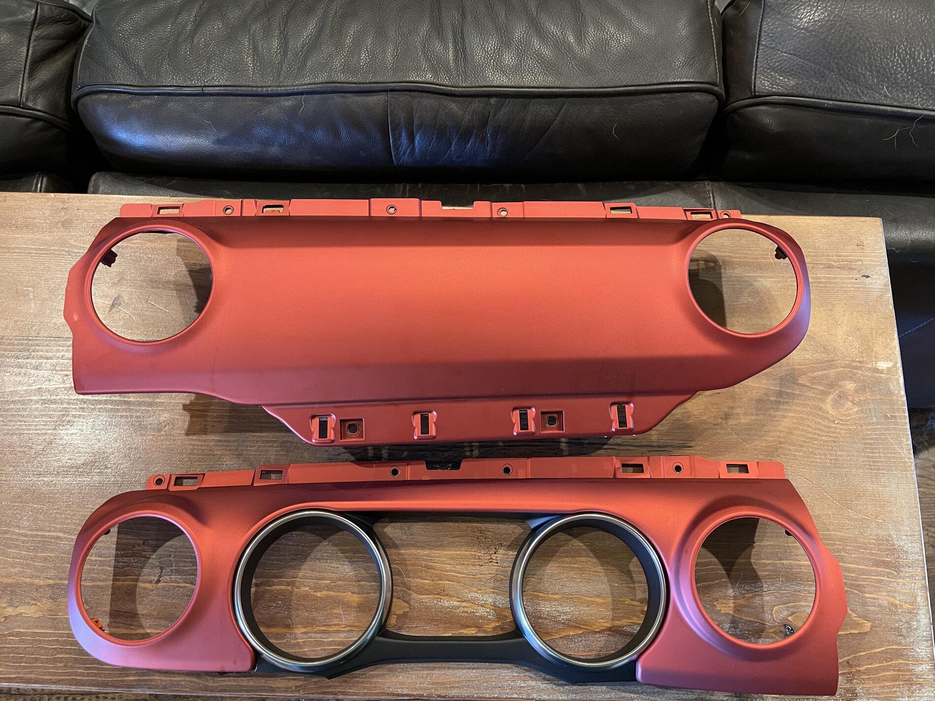 Jeep Gladiator Rubicon Dash Panels (Red) 643EB9EB-20BC-41AD-BEDD-EA34933827E0