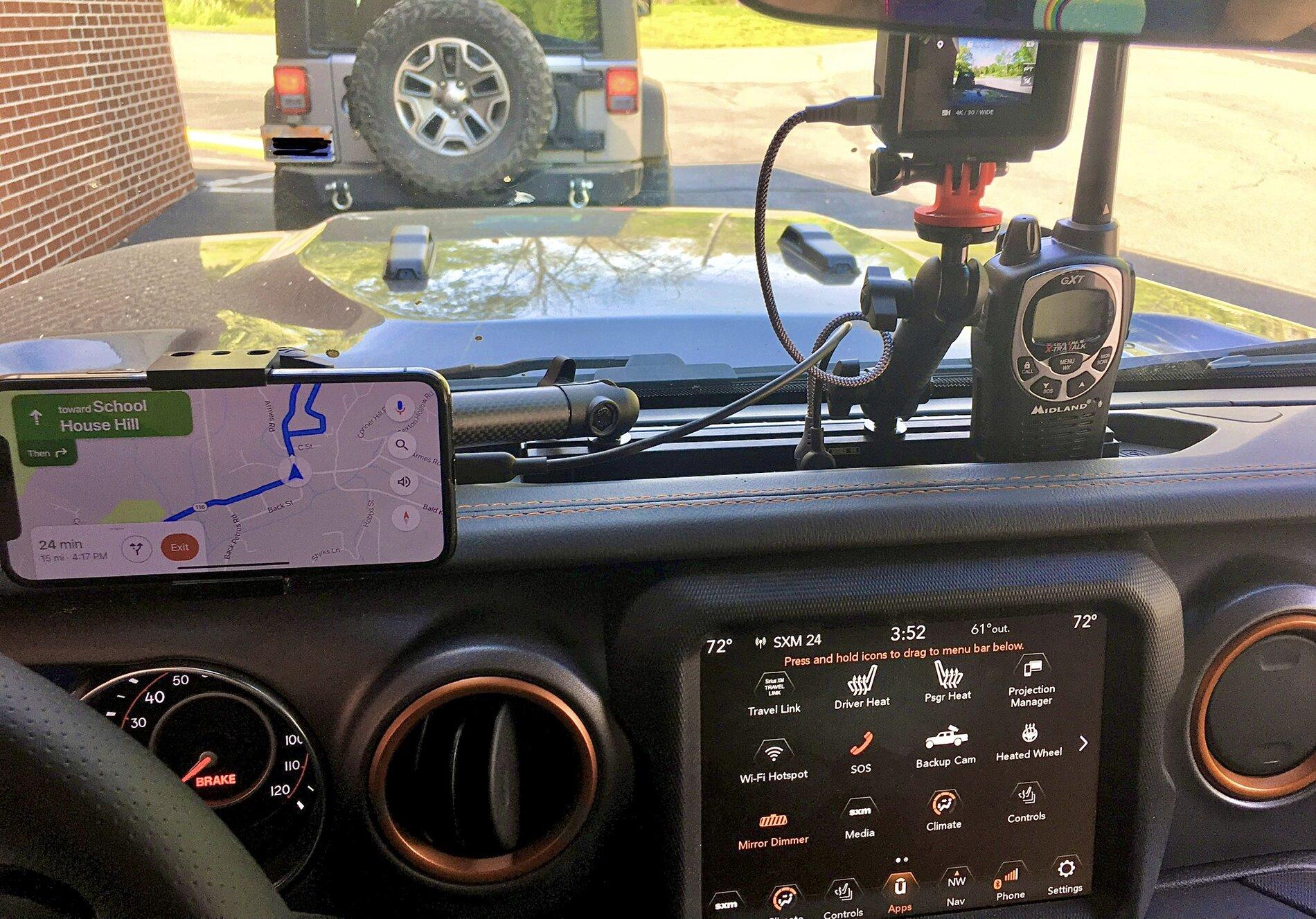 Jeep Gladiator '21 Granite Mojave - First Jeep DashRail
