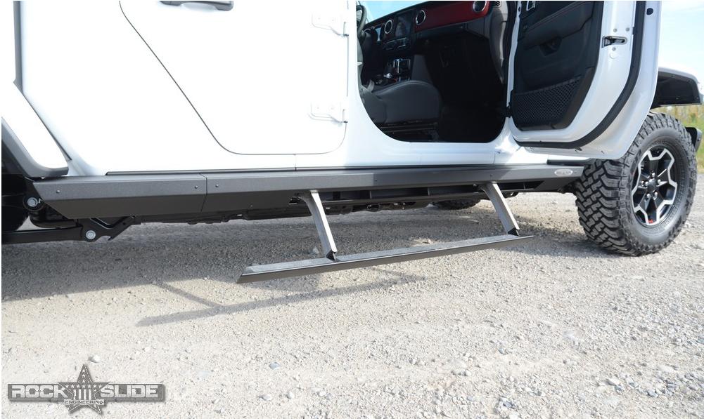 Jeep Gladiator Running board sliders 2