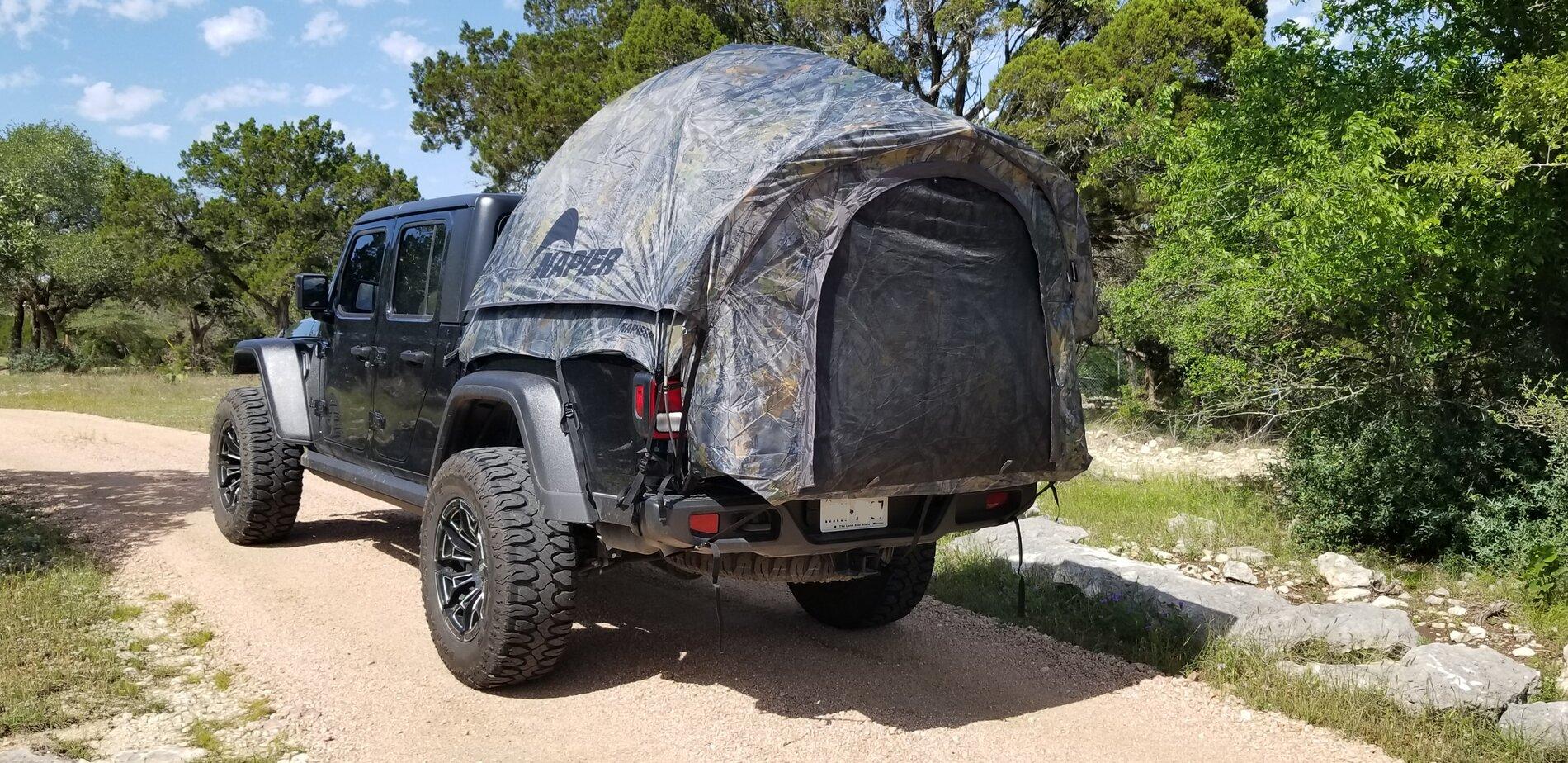 Jeep Gladiator Hell of a deal on a Truck Tent $25 20210504_180408