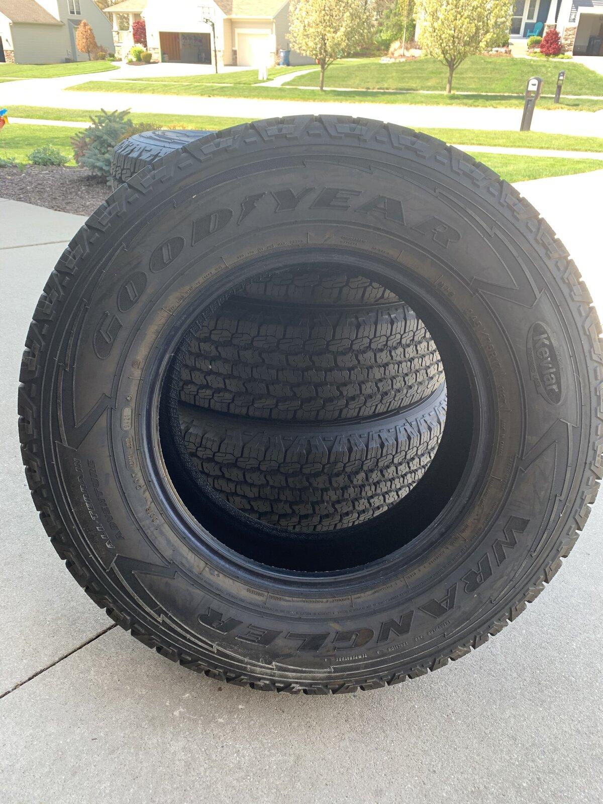 Jeep Gladiator Goodyear Wrangler 245/75r17 - $350 9FC8A1DF-AE93-4642-A772-3994757EED54