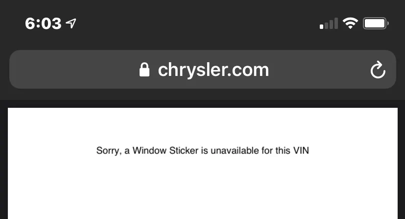 Jeep Gladiator Gladiator Window Sticker and Build Sheet Order Tracking 880A24B2-EF9D-45D2-97C4-36846407E769