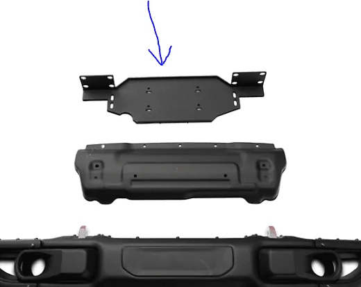 Jeep Gladiator What the heck is this?  Is this real?  Aluminum Rubicon 3 piece bumper... winch-plat