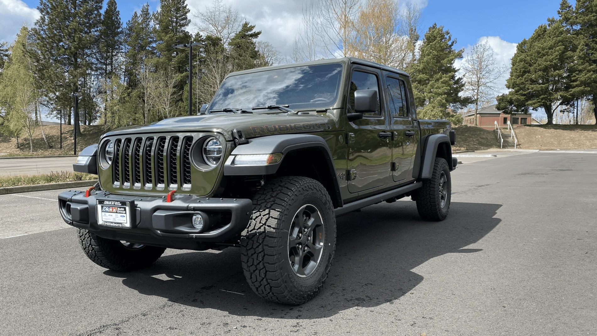 Jeep Gladiator Gladiator Rubicon - Sarge Green w/ Tan Leather Interior 1620435365118