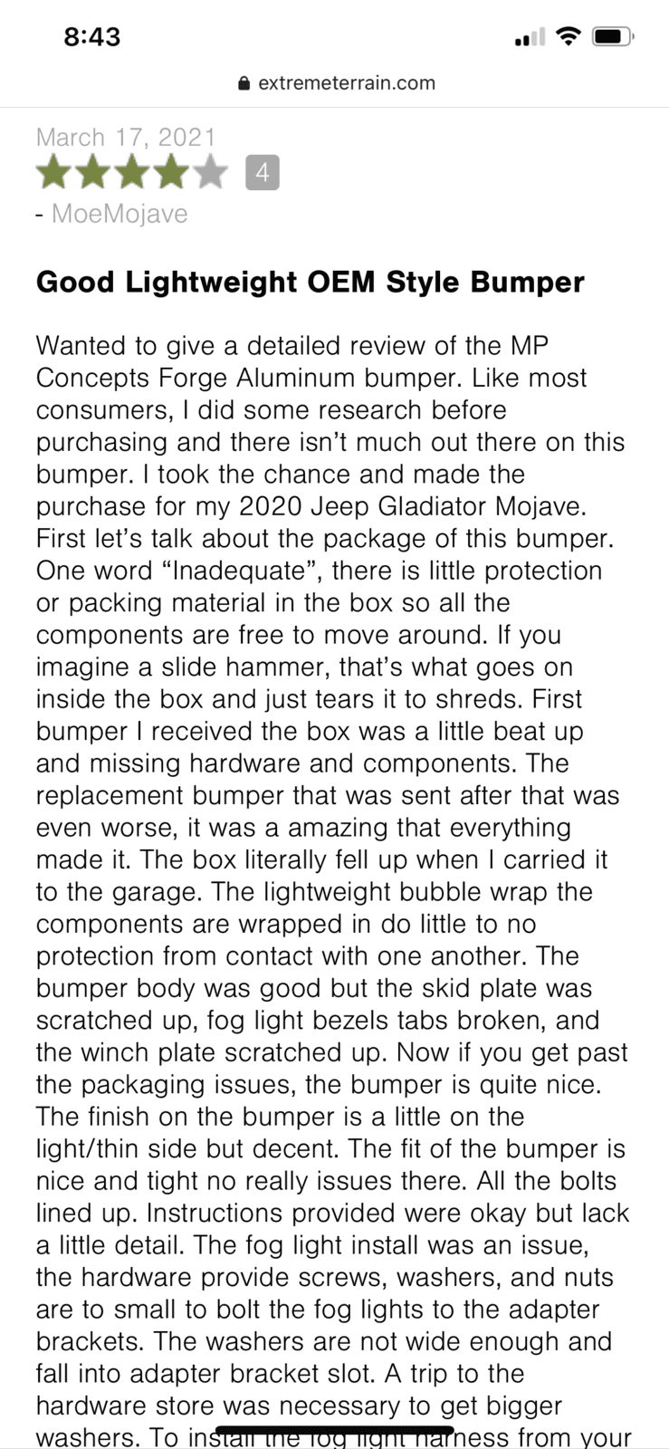 Jeep Gladiator What the heck is this?  Is this real?  Aluminum Rubicon 3 piece bumper... CFC6EC25-E56B-49E6-A425-2B905D0332A1