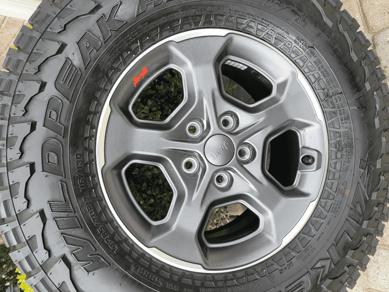 Jeep Gladiator Set of 4 Rubicon Tires and Wheels - price drop $900 20210508_140415