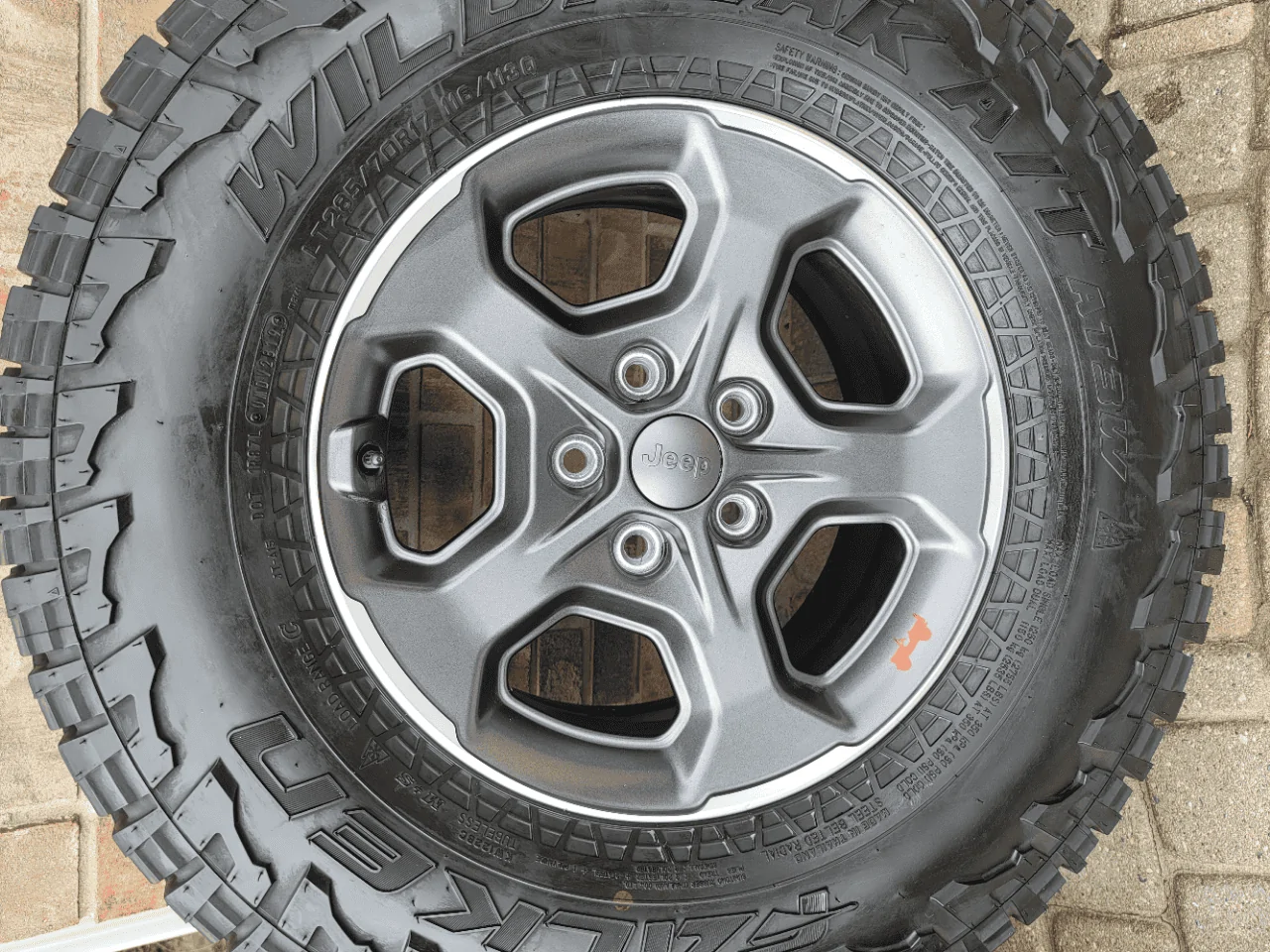 Jeep Gladiator Set of 4 Rubicon Tires and Wheels - price drop $900 20210508_140409
