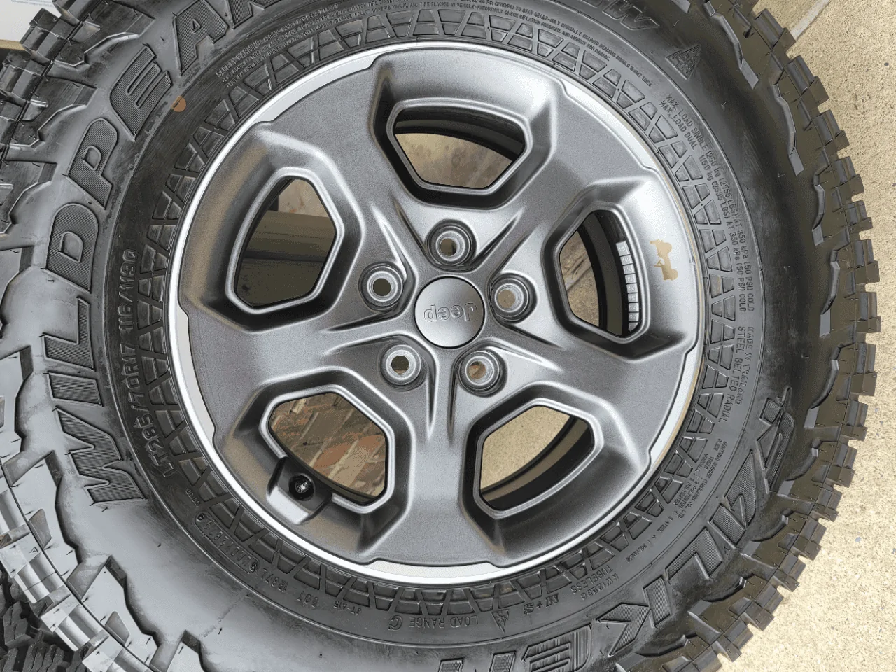 Jeep Gladiator Set of 4 Rubicon Tires and Wheels - price drop $900 20210508_140358
