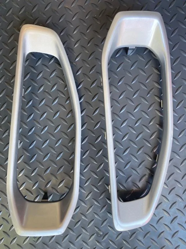 Jeep Gladiator Stock Silver Front bumper trim inserts bumper trim