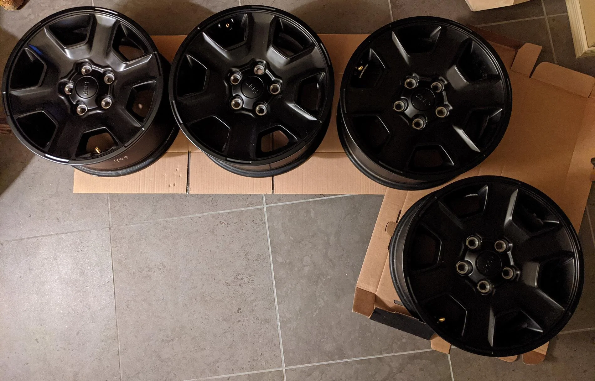 Jeep Gladiator Set of Four Mojave Wheels 17x7.5 PXL_20210210_144508243