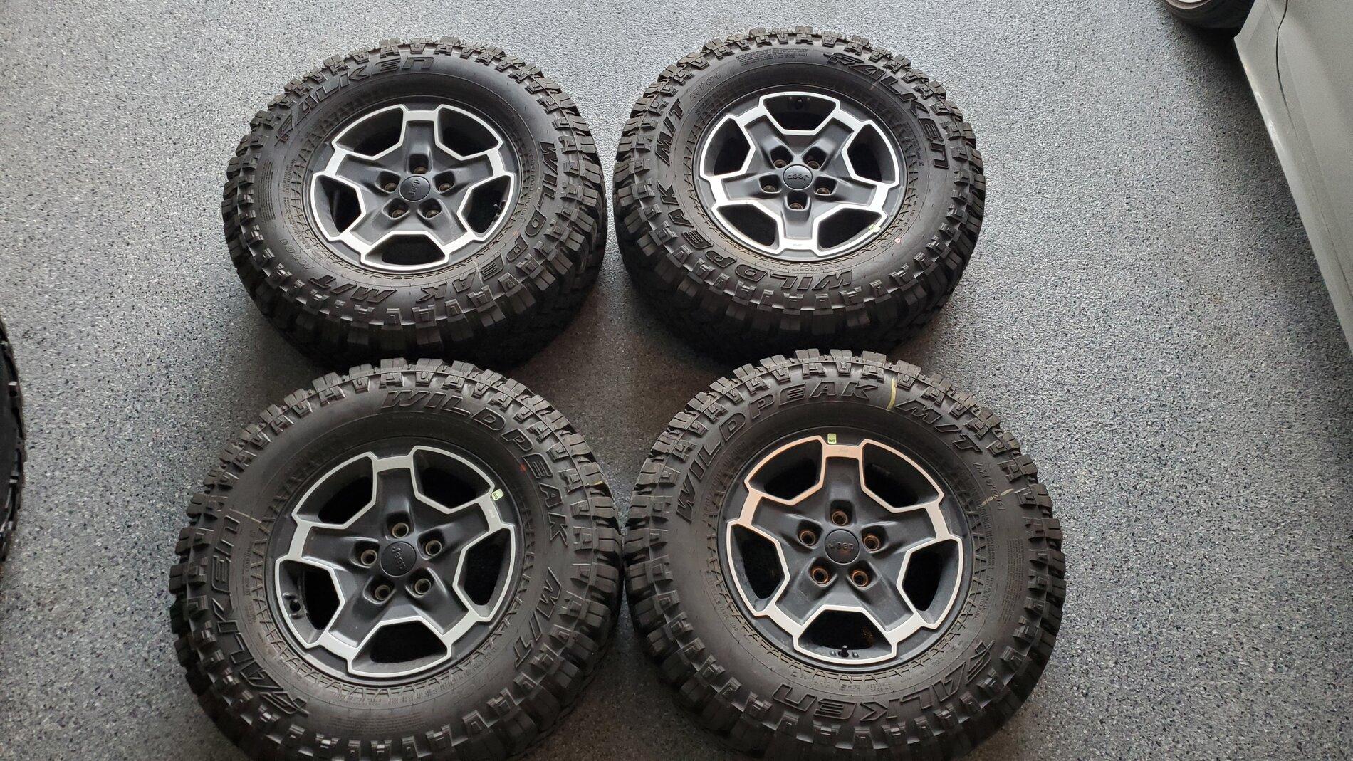Jeep Gladiator 2021 Mojave Wheels and tires 20210508_194402