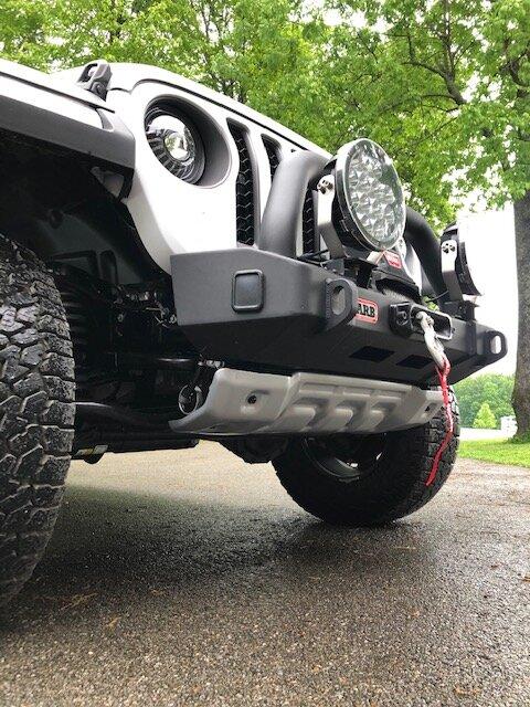 Jeep Gladiator Basic install question New Bumper c