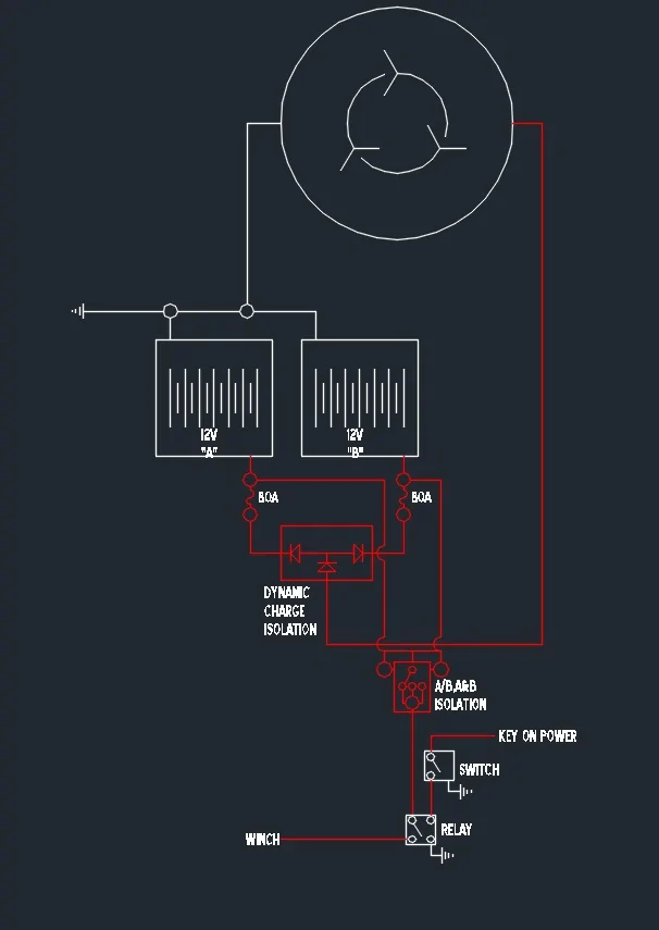 Jeep Gladiator where are you powering the winch? WINCH ISOLATION