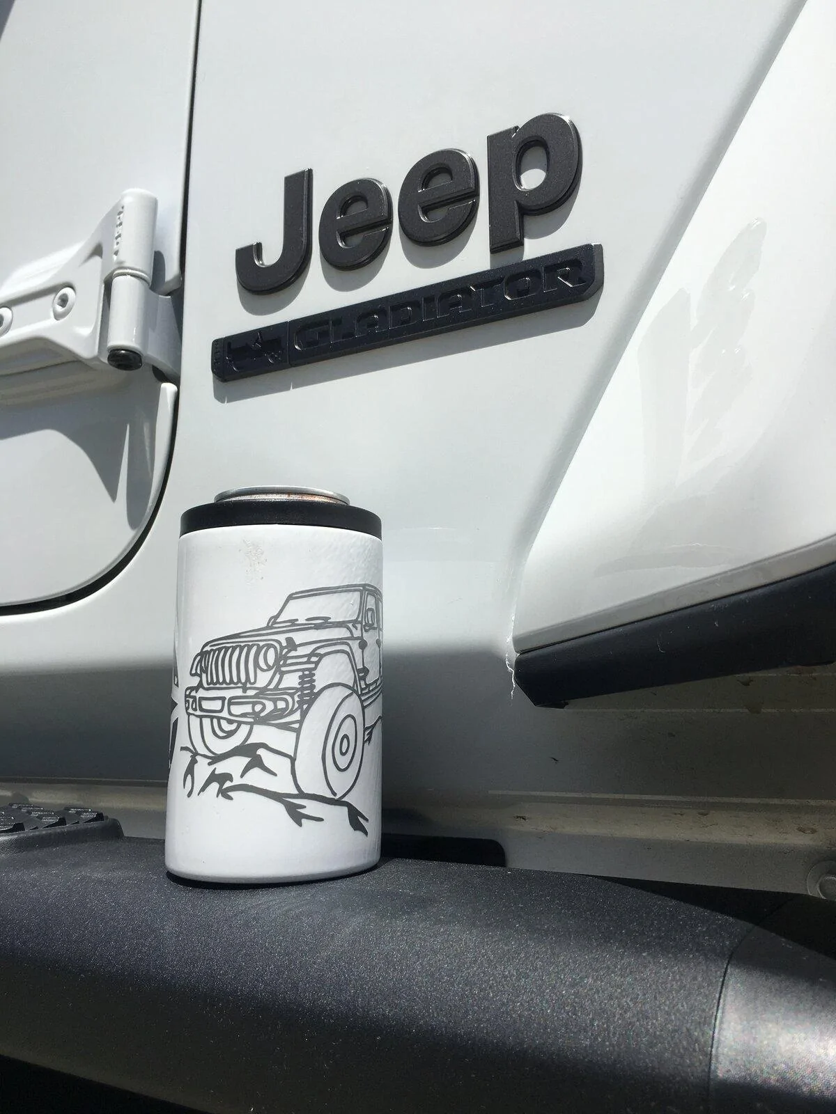 Jeep Gladiator What did you do TO your Gladiator today? [ADMIN WARNING: NO POLITICS, NO GUN TALK] drink holder on step gladiator