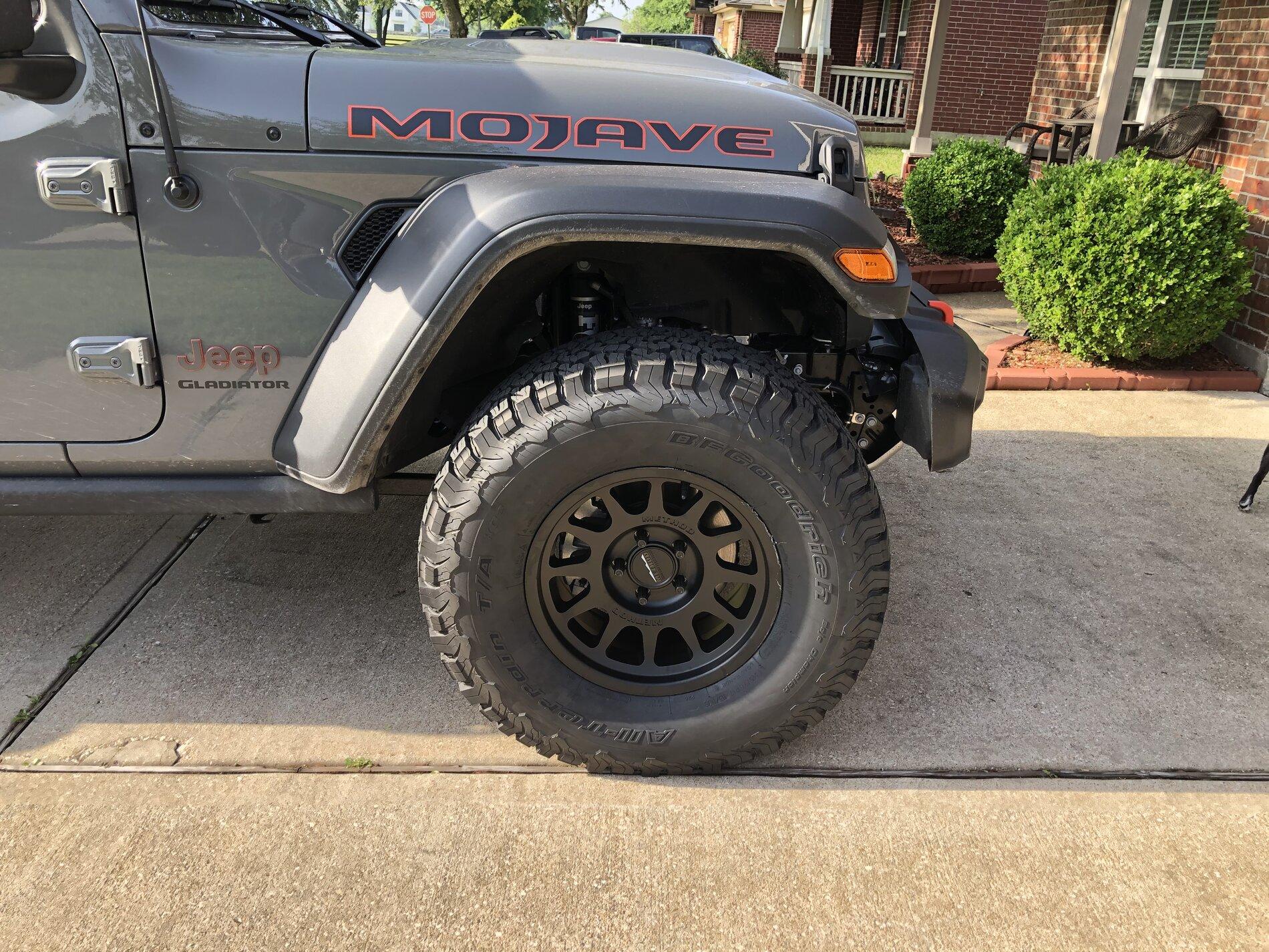 Jeep Gladiator Mojave backspace and offset help. 8DFB7808-74FB-4A38-BA97-09B1BCA5CDB0