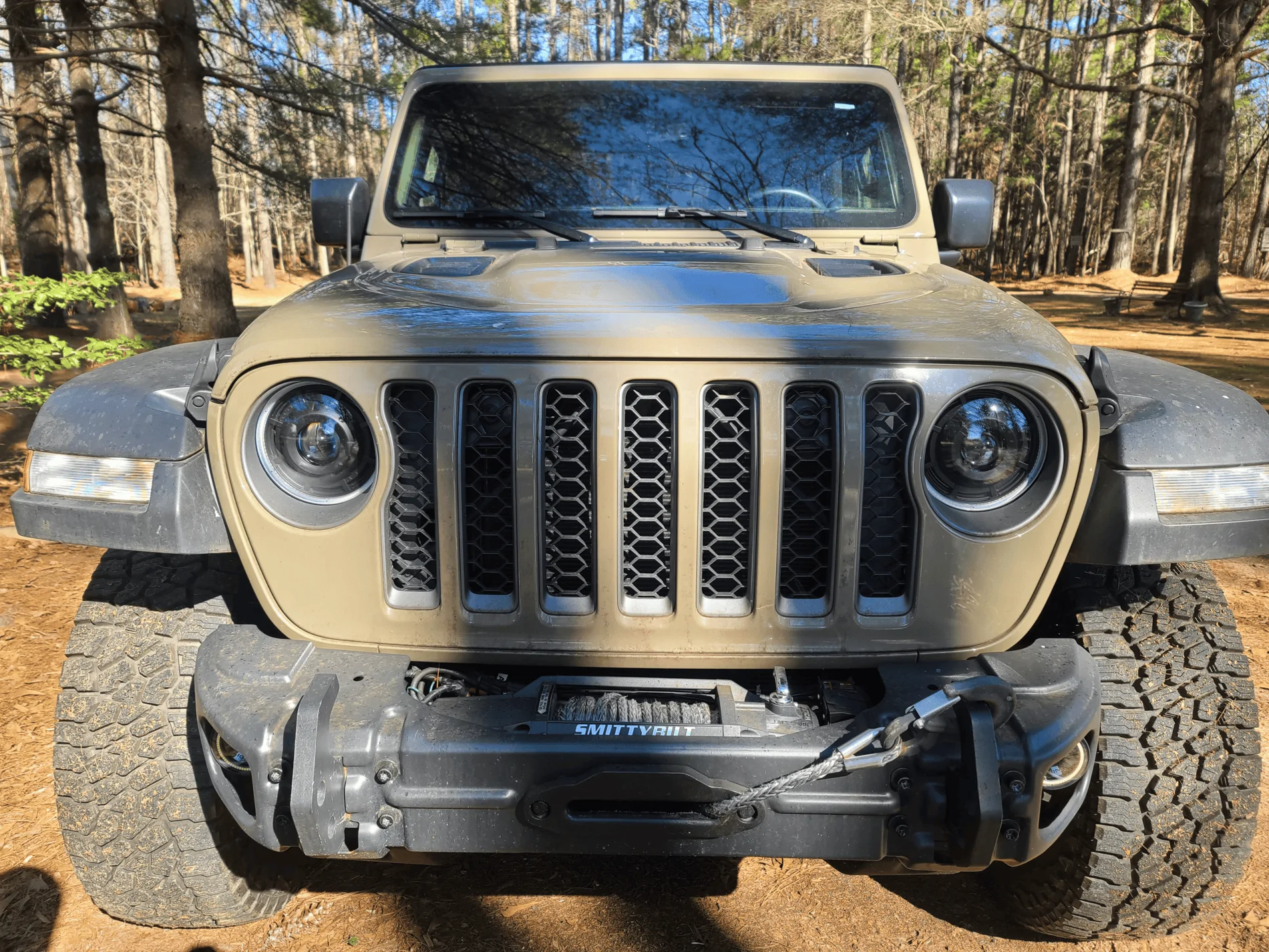 Jeep Gladiator winch controller relocate 1620661042877